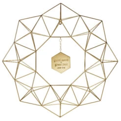 Hallmark DaySpring Candace Cameron Bure Geometric Metal Wreath