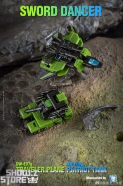 Dr.Wu Sword Dancer Slamdance DW-E07G Traveler Plane Raindance & DW-E08G Patriot Tank Grandslam Set Of 2 Green Version -Cheap Toy Store 18befd777d