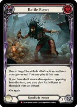 Rattle Bones (CRU143) Crucible Of War Unlimited Edition Rainbow Foil