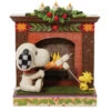 Jim Shore Peanuts Snoopy And Woodstock "Friendship By The Fireside" Roasting Marshmallows In Fireplace Figurine 2 Jim Shore Peanuts Snoopy And Woodstock "Friendship By The Fireside" Roasting Marshmallows In Fireplace Figurine -Cheap Toy Store 6010325