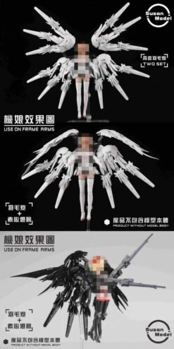 [SU016-A] Susan Models 1/144 RG Wing Gundam Snow White Wings And Cannons -Cheap Toy Store 7 e2fe7e2a 1c98 43eb bd98 d11df145b26b