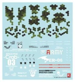 Space POD CRAB03 ER06 Green Space Construction/Industrial Mobile Model Kit -Cheap Toy Store ER06