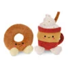 Hallmark Better Together Doughnut And Latte Magnetic Plush, 7" -Cheap Toy Store KID1639 01