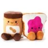 Hallmark Better Together Peanut Butter And Jelly Magnetic Plush, 5" -Cheap Toy Store Peanut Butter Jar and Bread With Jelly Magnetic Plush 1KID1517 01