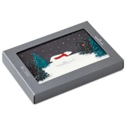 Hallmark Polar Bear In Red Scarf Boxed Holiday Cards, Pack Of 16