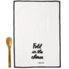 Hallmark Schitt's Creek® Fold In The Cheese Tea Towel And Wooden Spoon, Set Of 2 -Cheap Toy Store Schitts Creek Funny Tea Towel and Wooden Spoon 1PCL1040 01