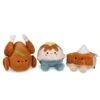 Hallmark Better Together Holiday Feast Magnetic Plush, Set Of 3 -Cheap Toy Store Turkey Pumpkin Pie and Potatoes Stuffed Animals 1FAL1900 01