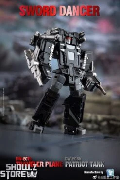 Dr.Wu Sword Dancer Slamdance DW-E07B Traveler Plane Raindance & DW-E08B Patriot Tank Grandslam Set Of 2 Black Version -Cheap Toy Store b333289a12